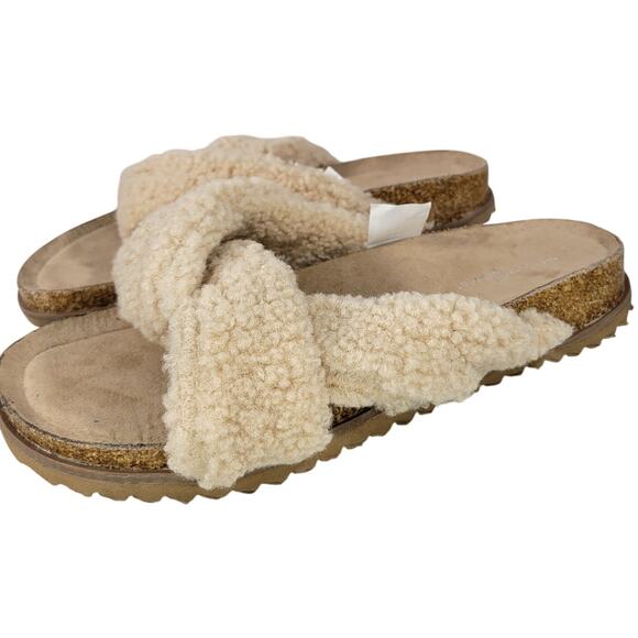 Treasure & Bond Davina Faux Shearling Slide 6M NWOT - Picture 4 of 15